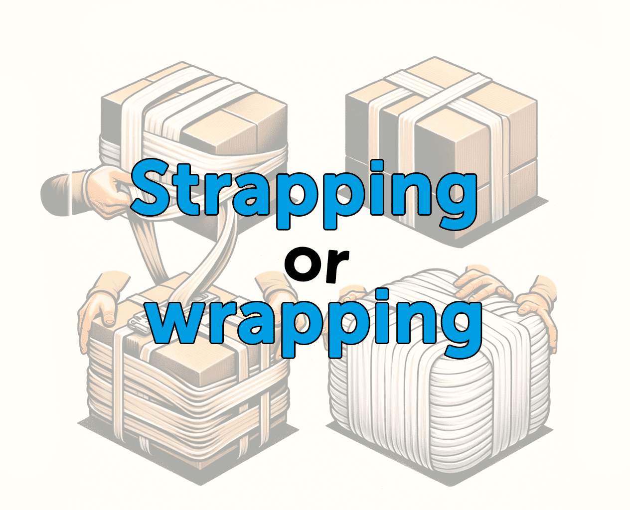 Strapping vs wrapping
